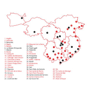 47 municipis gironins on s'aplicarà el topall